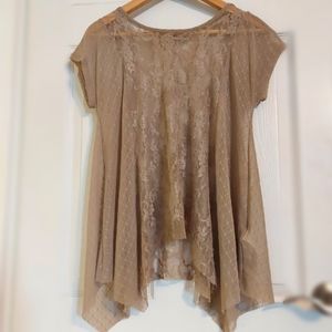 Abercrombie & Fitch sheer lace top